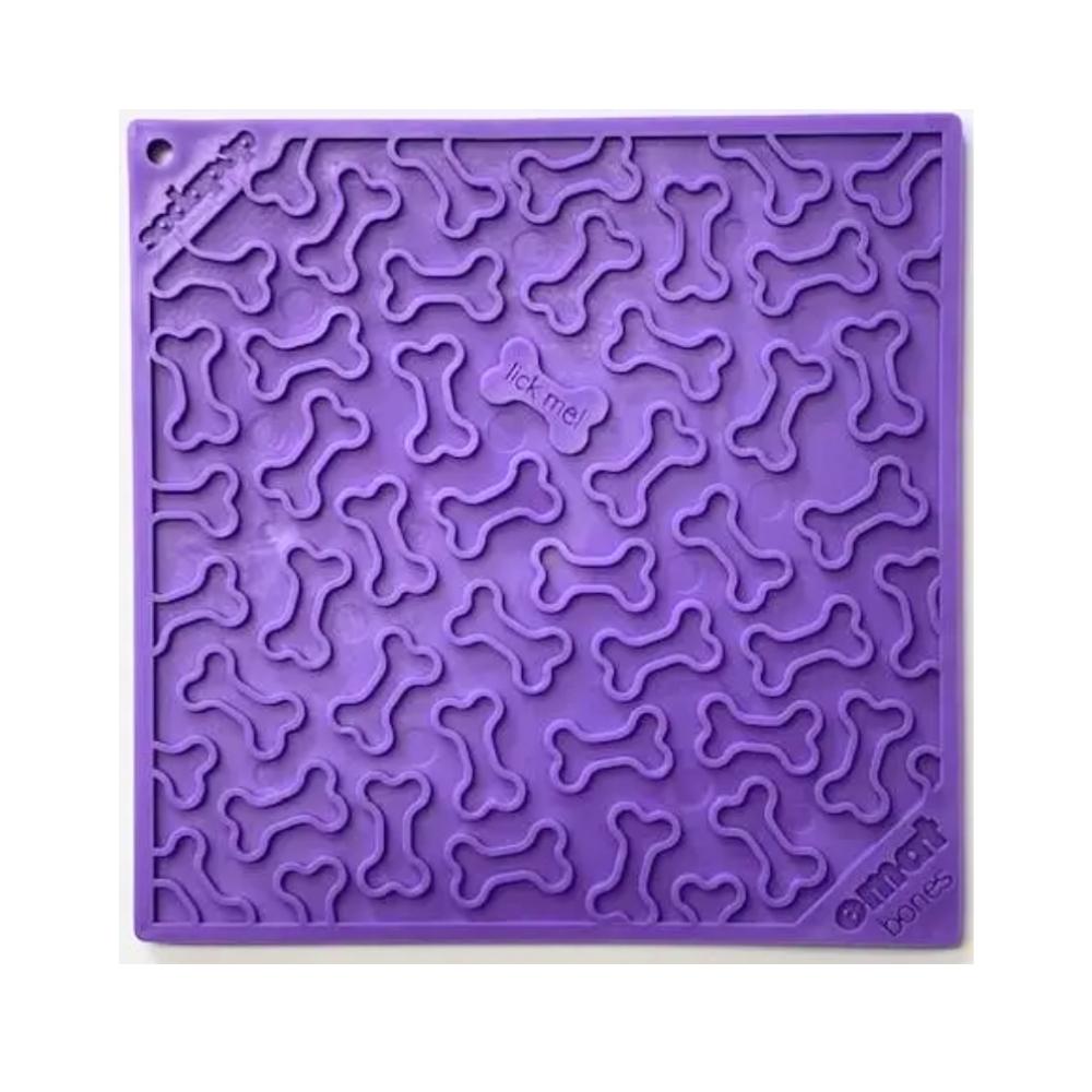 Tapis de léchage petits os | Violet - SodaPup